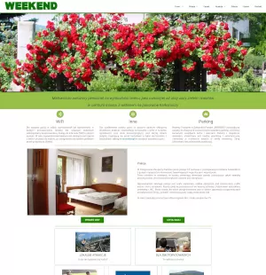 Projektowanie stron www - strona pensjonatu w atrakcyjnej miejscowości wypoczynkowej