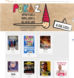 Przykład strony dla Domu Kultury Bielszowice